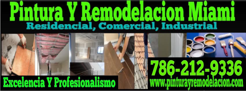 Servicio De Pintura Y Remodelacion En Miami Florida 